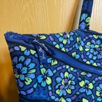 Vera Bradley  Vibrant Blue and Purple Floral Tote Photo 5