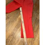 Loft Ann Taylor  Pants Size 2p Marisa Skinny Coral Pink Flat Front Stretch Ankle‎ Photo 5