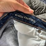 High Rise Stretchy Jean cut off Shorts Size 4 Photo 11