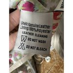 NWT Scully Beige 100% Leather Zip Front Stand Up Collar Jacket Medium #WX13 Photo 11