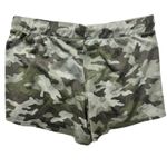 Lucky Brand  Women‎ Sweat Shorts S Green Camo Print Soft Knit Lounge Cozy Leisure Photo 1
