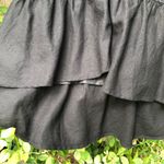 Nicole Miller Dress Black Lace Linen Blend Sleeveless Maxi S Photo 6