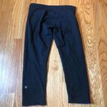 Lululemon reversible black / blue crop leggings Photo 2