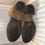 Aetrex  Brooklyn Leather‎ Boots Green Khaki Faux Fur CB114 EU 39 Women’s 8.5 Photo 7