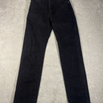Wrangler womens black cowboy cut jeans black 9x32 (28x33) vtg USA Photo 0