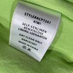 ASTR  The Label Amiah Tailored Shorts Kiwi Green Linen Blend Women’s Small Photo 3