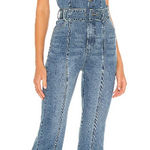 Show Me Your Mumu Acacia Denim Jumpsuit Freshwater Size Large Photo 0