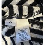 Ann Taylor Womens Knit Sweater Size XS Black White Striped Scoop Neck Sequins Photo 8