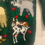 Susan Bristol Vintage “Noah’s Ark” Theme Medium Knit Sweater. 2750 Photo 3
