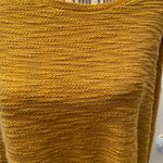 Gilded Intent Shredded distressed Mustard Sweater XL Photo 7