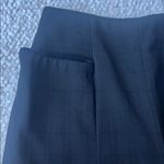 Norma Kamali Vintage Wool High Waist Seamed Tapered Trouser Pant Black Plaid 40 Photo 3