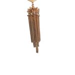 Kendra Scott Rose Gold Scott Rayne Tassel Necklace Mother of Pearl MOP 32" Chain Photo 2