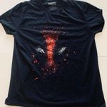 Marvel Deadpool Face T-Shirt Black  Comics Photo 0