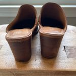 Madewell Harper Mule Cognac Leather Block Heel J8560 Fall Classic Women's 8.5 Photo 2