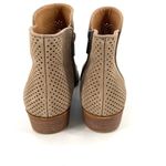 Lucky Brand Breona 3 Bootie In Wheat Bali Laser Cut Ankle Bootie Boot Photo 4