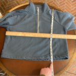 Vuori  Sedona Half Zip Pullover Size Medium gray blue color Photo 9