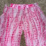 Pink & White Tie Dye Bikini CoverUp Pants Photo 2