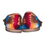 sbicca  Colorful Huarache Women’s Flats Leather Hand Woven 10 Photo 2