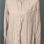 Old Navy  Light Pink Collared Button Up Shirt, Medium Photo 0