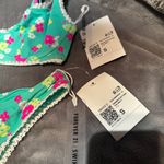 Forever 21  Teal Blue Floral Bikini  Photo 2