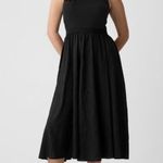 Gap  boho minimalist Textured Crinkle Midi Dress size small Photo 2