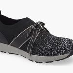 Alegria Traq by Qool Water Resistant Knit Black Sneaker Women Size 39 | 9 Photo 1
