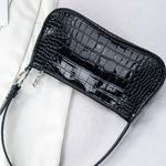 ASOS Minimalist black Crocodile Embossed Bag Photo 2