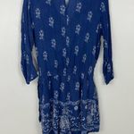 Raga  Blue Floral Romper Medium Photo 6