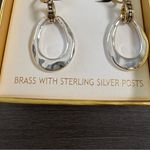Cynthia Rowley  Silver & Gold Dangle Earrings Photo 1
