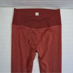Vuori  Womens Rib Studio Legging Size Small Cedar Brick Athleisure Gym Workout Photo 3