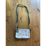 Betsey Johnson Vintage Betsy Johnson Double-Sided Striped and Rose Heart Crossbody Photo 1
