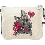 Brighton  Signature Scottie Crossbody Bag I’d Rather Be Shopping Purse Sketch Art Photo 2