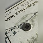 NWT Francesca's Enjoy the Journey Wherever it May Take You Silver Necklace Photo 2