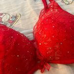 Victoria's Secret Victoria’s Secret push up Swarovski Crystal red bra Photo 1