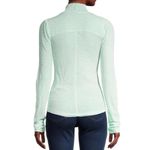 Free People NWT  Caroline Aqua Smocked Turtleneck Lightweight Jersey Top Small Photo 11