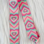 Pink and green heart lanyard Photo 3