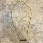 Mama bear necklace with one cub gold bar necklace Photo 0