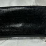 Chloé Chloe Leather Bow Black Leather Wallet Authentic 8” x 4” Photo 1