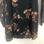 Equipment  Long Sleeve V-Neck Floral Faux Wrap Dress Size XS Photo 7