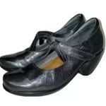 NAOT Pleasure Mary Jane L5 36 Leather Feminine Shoes Padded Heel Metallic Gray Size 5 Photo 3