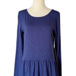 Southern Tide Long Sleeve Ruffle Hem Top Size Small Blue Photo 0