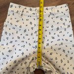 ZARA  The Marine Straight Crop Wide Leg Pants Floral Print size 6 Photo 15