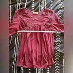 Ruff Hewn  Vintage Long Sleeve Women’s Top Embroidery Bell Sleeves Sz S GUC Photo 6