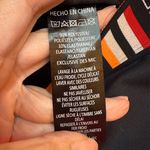 P.E Nation Orange Red White Black Stripe Yoga Workout Gym Leggings Size Small Photo 7