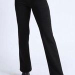 Betabrand  Six Button Boot Cut Dress Pant Yoga Pants Size Small Long Black Photo 0