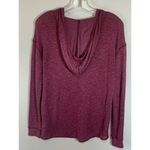 Aerie  Women's Knitted Long Sleeve Hoodie Pullover Sweater Red Purple Size XS Photo 5