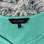 Ming Wang  Tank Top Women's Size X-Large Knit Mint Green Photo 2