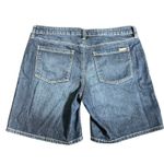 White House | Black Market ‎ Girlfriend Denim Shorts Distressed Dark Wash Size 6 Photo 1
