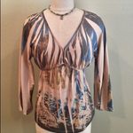 DB sport V neck long sleeved top L Size L Photo 5