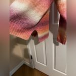 Sonoma SO New Slouchy Button Front Cardigan Pink Ombre Oversized Large Photo 6